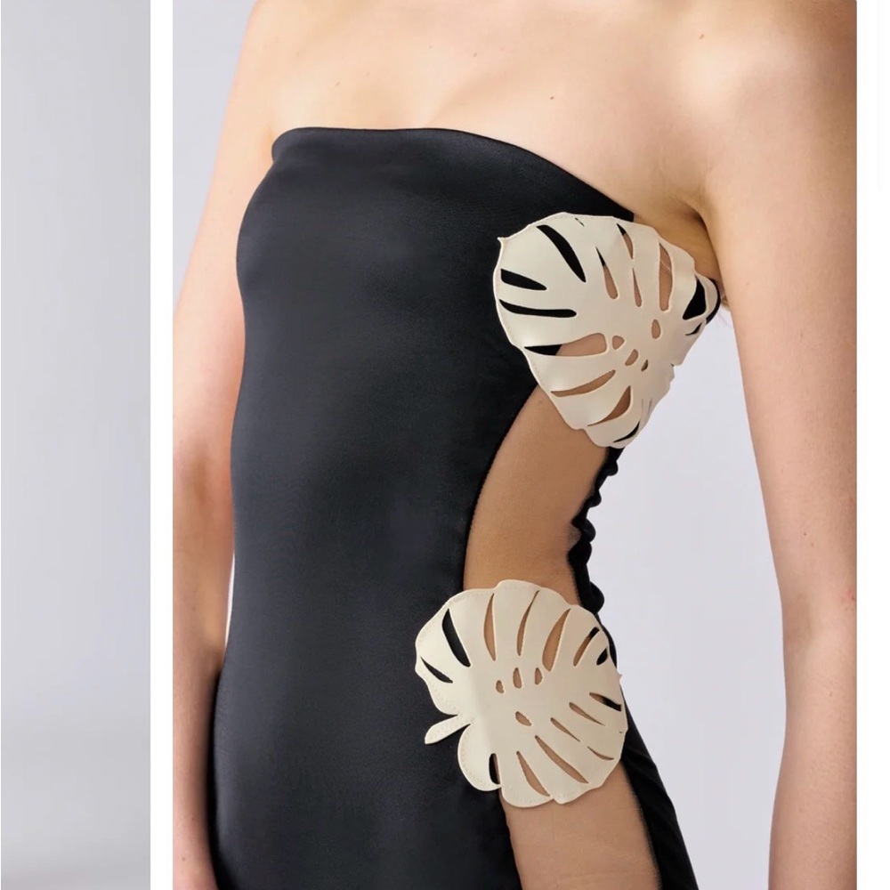 NWT HOJA ROTA STRAPLESS DRESS XS - Picture 4 of 4